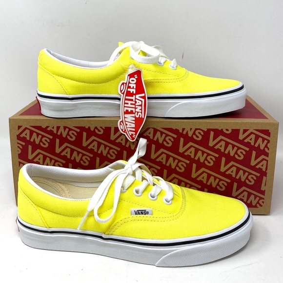 🌸 Sale 🌸 VANS Era Neon Lemon Yellow Canvas Women’s Size 7 Sneakers VN0A4U39WT7 - Picture 5 of 9